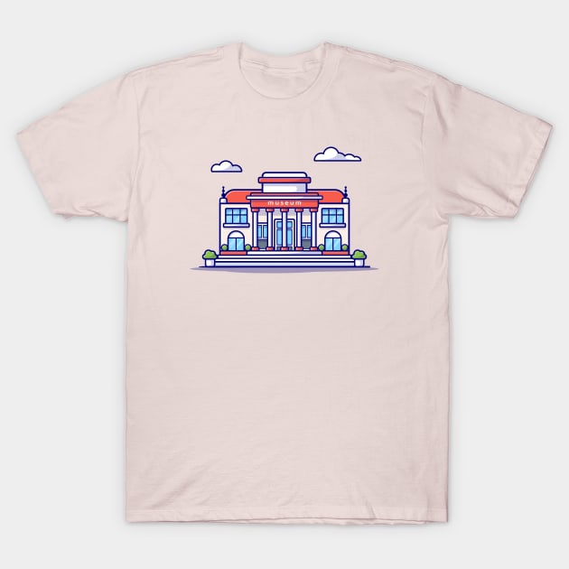 Museum Building T-Shirt by Catalyst Labs